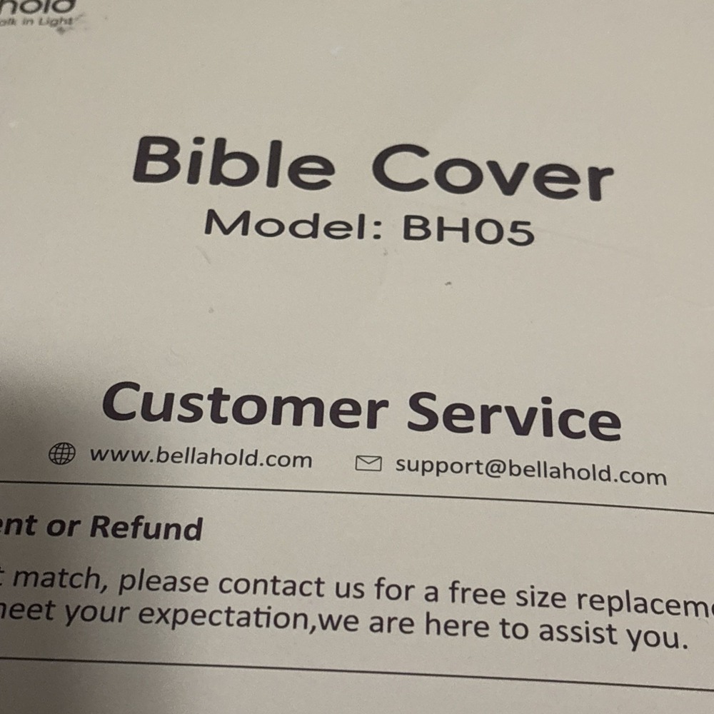 Pink Bible Cover Bellahold Model BH05 Quilted Tabs Handle Ribbon Book Mark New - Picture 9 of 11